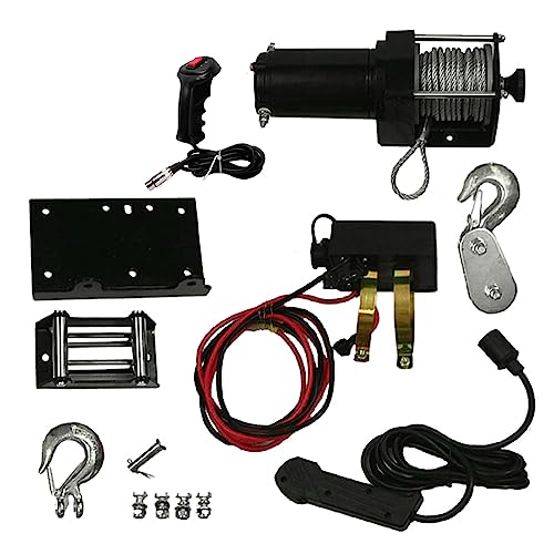 RAREELECTRICAL New Winch Motor Kit With Remote Compatible With Yamaha Honda Kawasaki Canam Bombardier Polaris Arctic Atv Utv 3000Lb Capacity By Part Numbers 10901 Win0011 Rw00701 773810901 Win2600