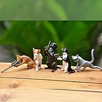 Amazon.co.jp: 置物・オブジェ 可愛い動物 車飾り 水槽 オブジェ 3D