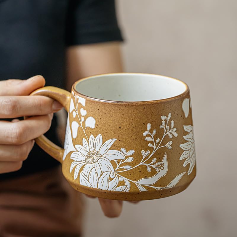 Taza de cerámica para café 16oz color negro miniatura 2