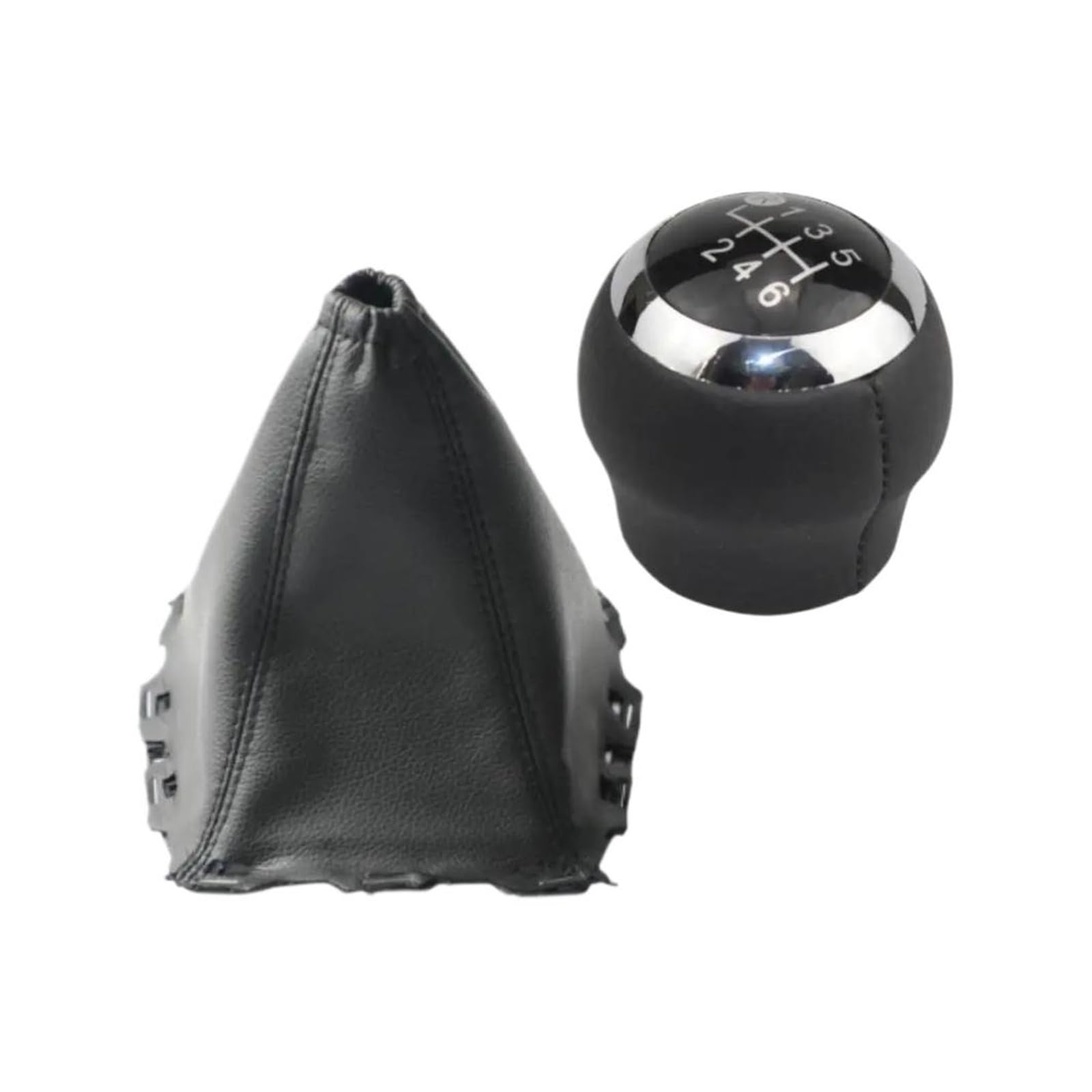 Lvgvzttgkm 6 Speed Black 2Pcs Performance Shift Lever Knob For Toyota Avensis Iii T27 (2008-2015)