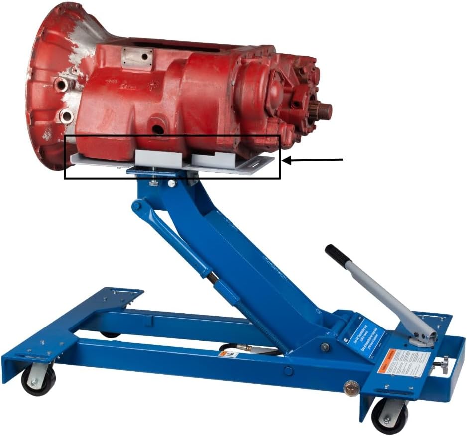 Eaton Fuller Roadranger transmission securely mounted on the OTC 540231 Adapter