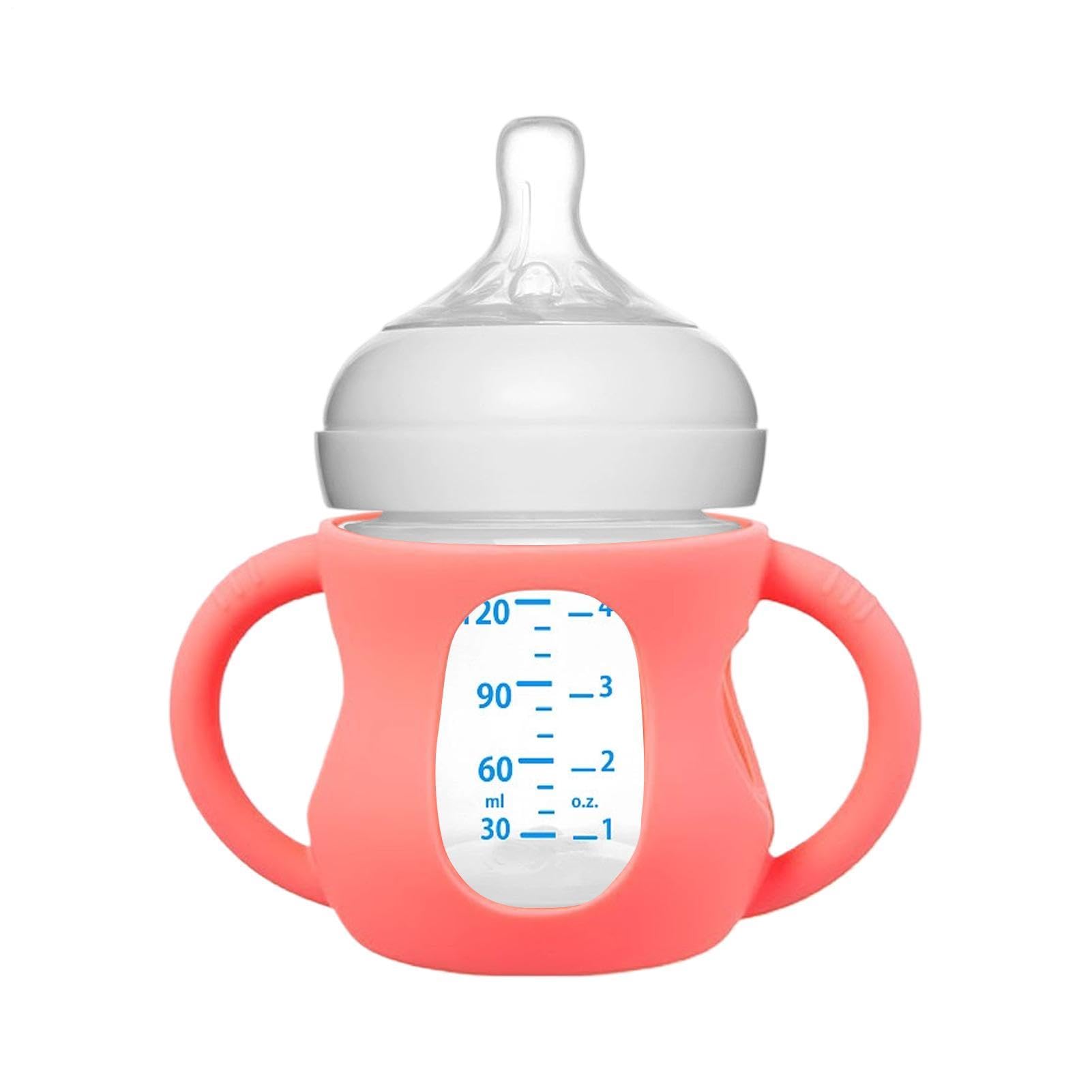 Maniglia Per Biberon, Comoda Da Usare, 11x11x6,5 Cm, Maniche Protettive Antiurto, Copertura Per Maniglia Per Biberon, Design Facile Da Impugnare, Per Acqua Di Latte Per Bambini