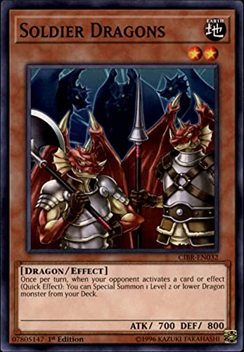 2017 Yu-Gi-Oh Circuit Break 1st Edition #CIBREN032 Soldier Dragons C