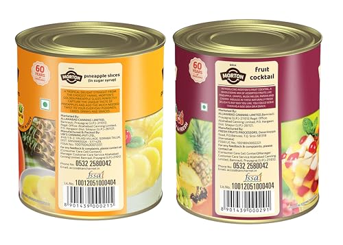 Image of Birla Morton Fruit Cocktail 850 Gm & Pineapple Slices 850 Gm Pack of 2