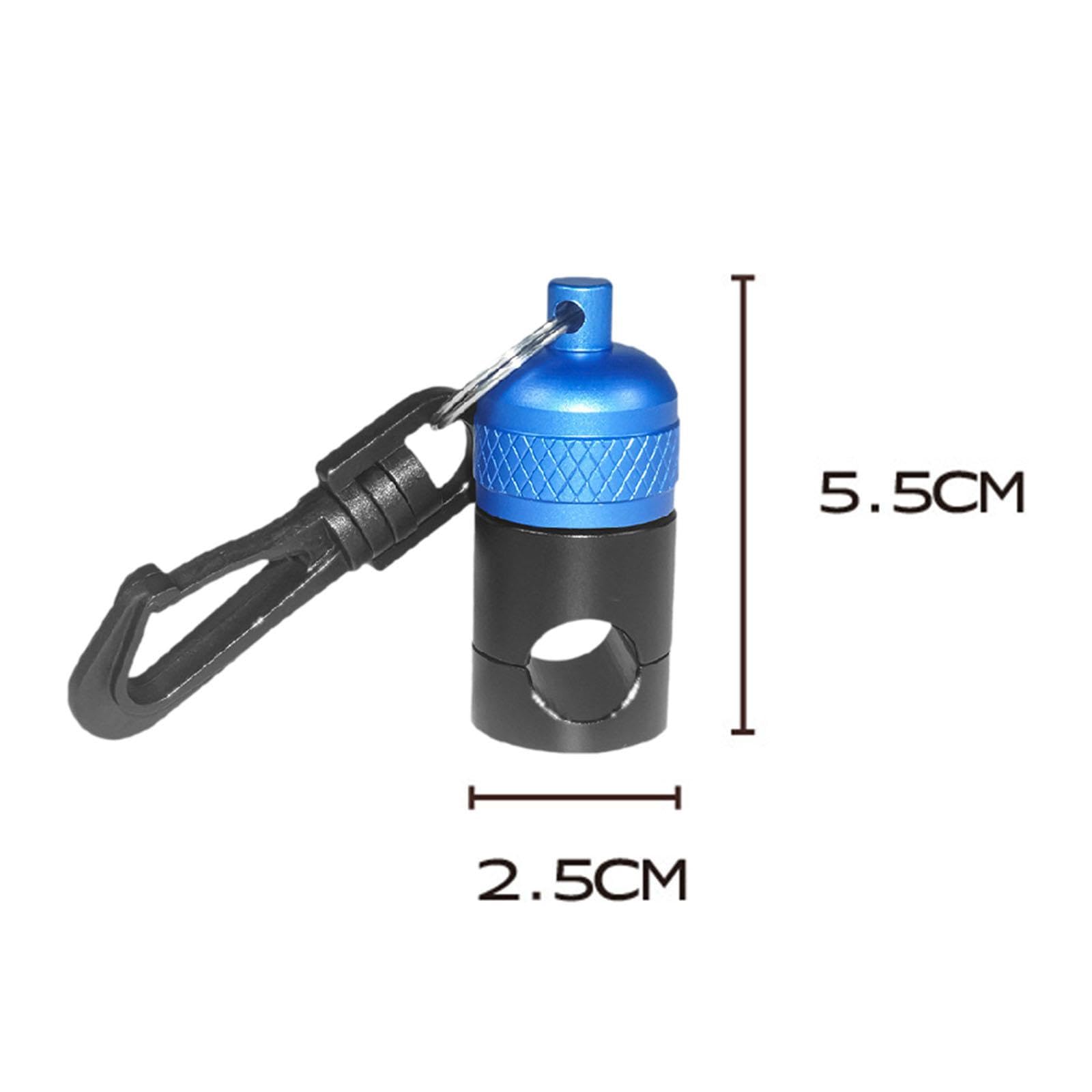 DYNWAVE Scuba Diving Regulator Hose Holder, Octopus Keeper Installs Easily to Your BCD Spare Breathing Quick Release Buckle, Blue