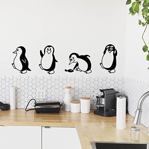 Vinilos Decorativos de Pinguinos Removibles para Pared miniatura 6