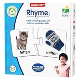 Learning Journey International Match It! - Rhyme - 30 Self-Correcting Rhyming Words with Matching Images for Emerging Readers, Multicolor