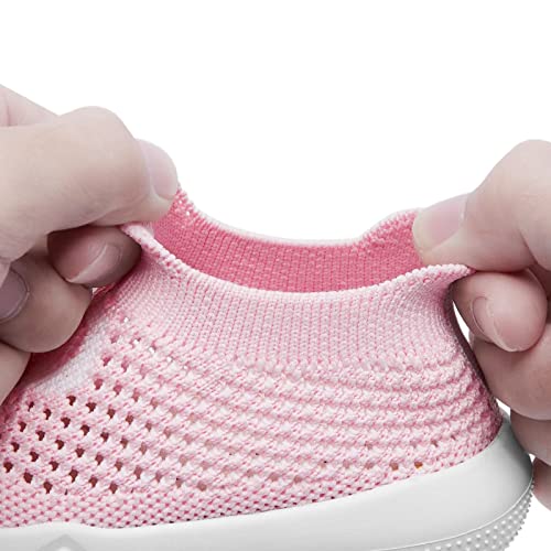 Image of Eashi Baby Boy Girl Non-Skid Indoor Infant Walking Shoes Breathable Warm Elastic Sock Shoes with Memory Sole Protect Toes Outdoor Sneakers