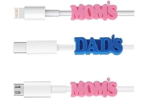 OXYEFEI Custom Engraved 3D Print USB Cable with Name Label Clip