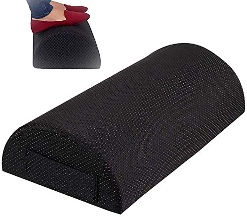 Reposapiés Debajo del Escritorio,,Esponja de Alta Densidad Cojín Ergonómico de Almohada Pies,con Revestimiento Antideslizante,Para Mejora la Postura, el Dolor en las Piernas,Para Oficina, Hogar, Viaje