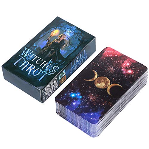 ANUFER 78 Piezas/Conjunto Cartas de Tarot Tablero de Cubierta