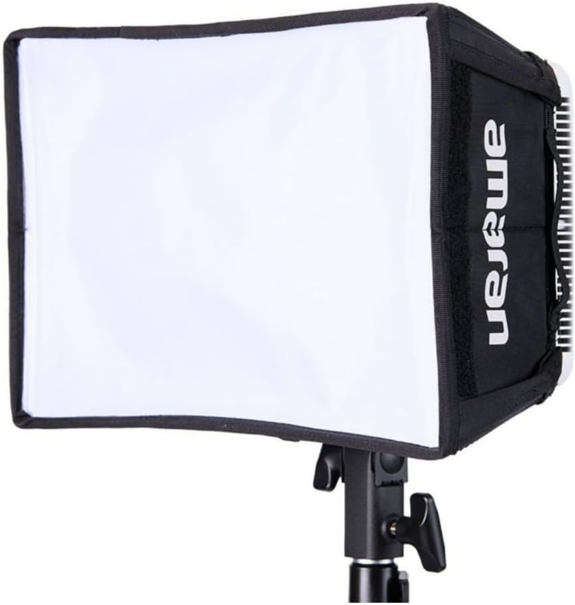 amaran Pano 60c 60W Output RGBWW Full Color Panel 2-Light Kit with 12 Lighting Effects and Quick Operation Mode (Charcoal)