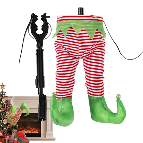 Décoration de dynamique pour arbre de Noël avec pieds animés oscillants