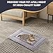 IEUUMLER Hundebett Waschbare Hundematte, Flauschige Weiche und Warme Hundedecke für Unterwegs, Katzenkissen für Große und Kleine Hunde oder Katzen FC014 (Grau, XS(45 * 33cm))