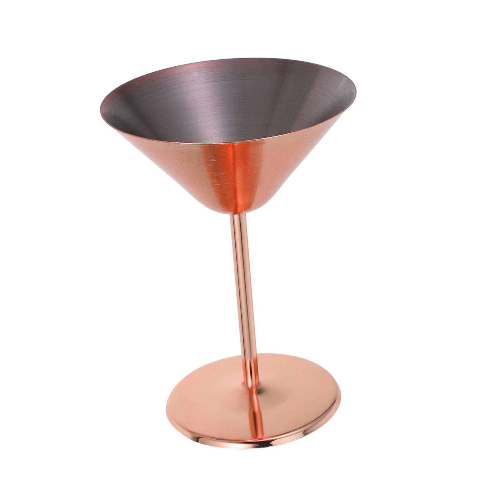 DECHOUS Metal Martini Cup Unbreakable Stainless Steel Goblet for Cocktails Modern Design for Parties Unique Aesthetic Drinkware Creative High Foot Glasses for Bars and Gatherings
