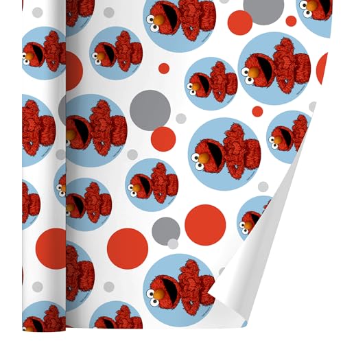 Sesame Street Vintage Elmo Gift Wrap Wrapping Paper Roll