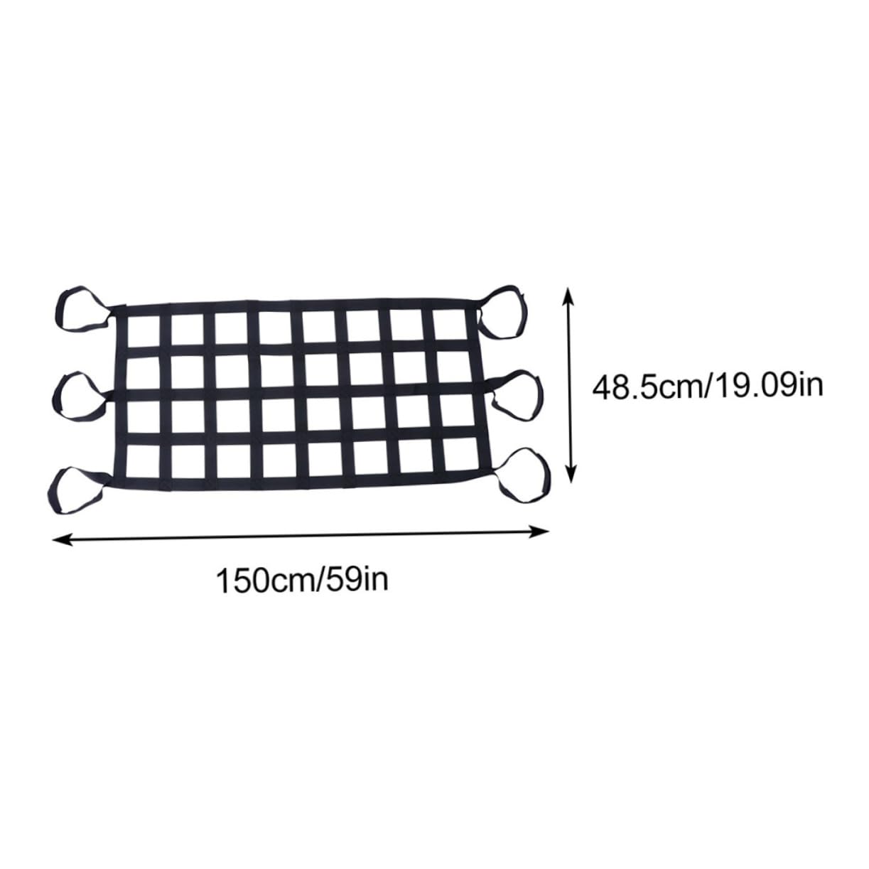 TOPBATHY 2pièces Filet à Bagages Élastique pour Toit Voiture Ou Véhicule Lot de Filets De Rangement Nylon