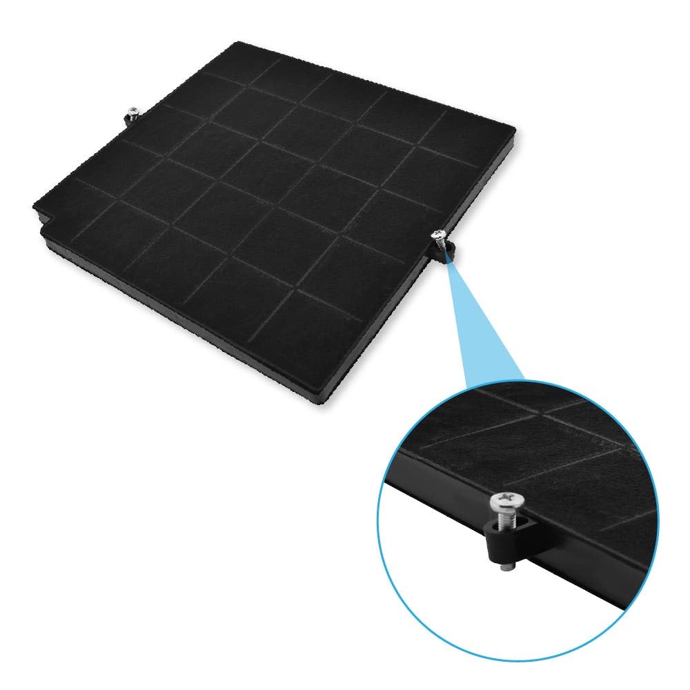 AllSpares Filtre à charbon pour hottes aspirantes - Adapté pour Airforce AFFCAF16CS / AFCFCAF16CS / FC120 / F16, Arthur Martin 50288593002 et Whirlpool AMC981 (257x263mm)