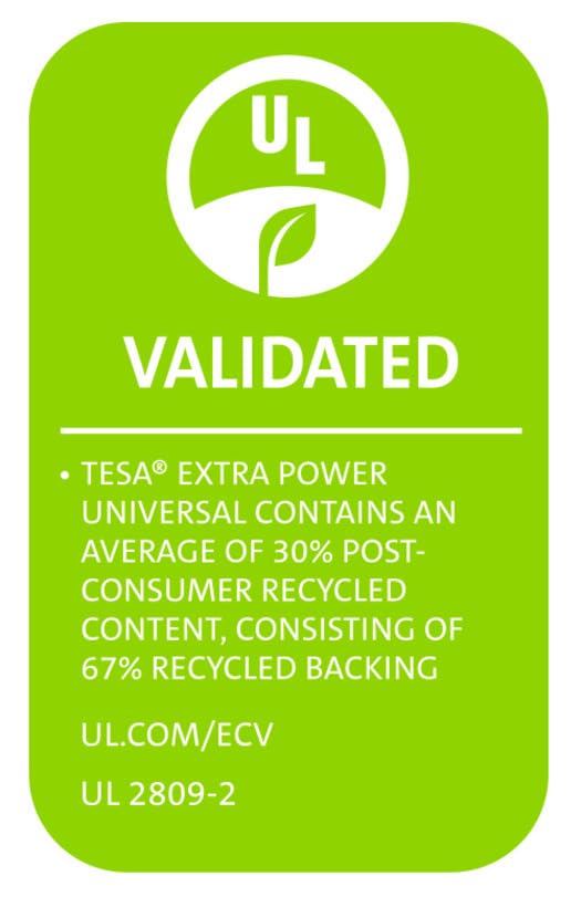 Image of tesa extra Power Universal Duct Tape - Adhesive Tape with Extra Strong Hold and Versatile Use - For Repairs, Fastening, Sealing and More - White - 3 rolls - 10 m x 50 mm