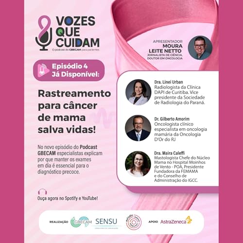 #4 — Vozes que Cuidam — Rastreamento para câncer de mama salva vidas! A importância de estar com os exames em dia!