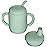 Cuddle Campus Sippy Cups 7OZ, [4 in 1] Baby Cups, Shatterproof Silicone Straw Cup,Open Cup for 6M, 6M+,6-12 Months,1/1+ Year Old Baby,Toddler