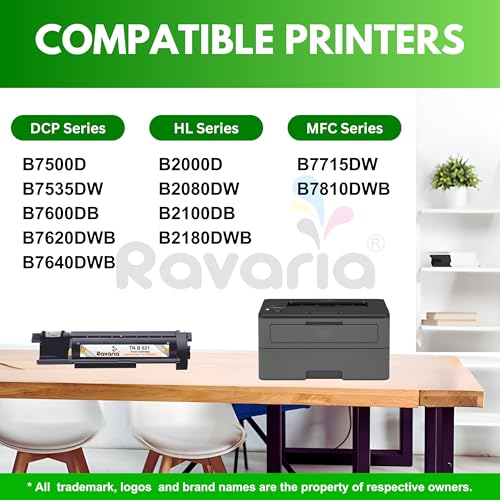 Image of TN B021 Compatible Toner Cartridge for Br TN-B021 Toner Cartridge Compatible for Br B7500D B7535DW B7600DB B7620DWB B7640DWB B2000D B2080DW B2100DB B2180DWB B7715DW B7810DWB Printer