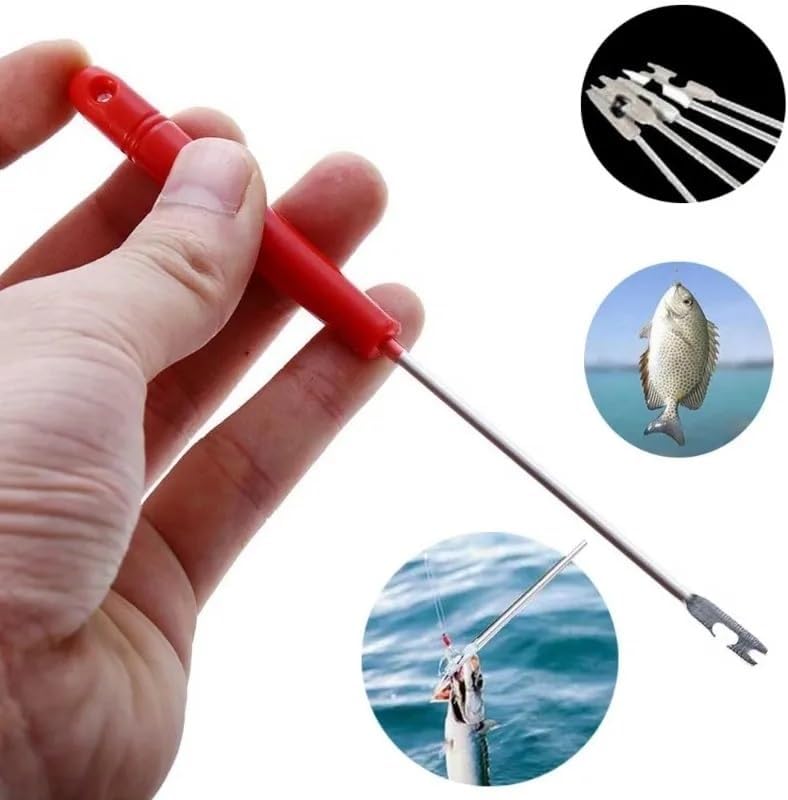 Stainless Steel Fishing Hook Remover - Rapid Tackle Hook Detacher for Safe Fish Extraction