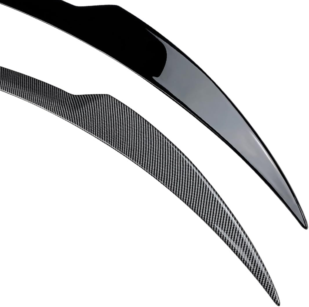 Spoiler Posteriore per Auto per Alfa Romeo Giulia 2015-2024,Spoiler Ali di Coda del Bagagliaio in ABS,Nero Lucido,Glossy Black