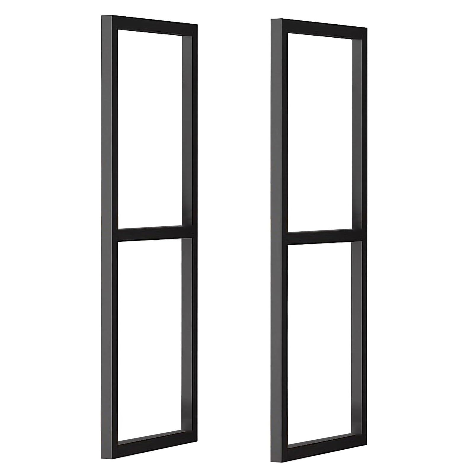 Staffa per mensola galleggiante per carichi pesanti 30 cm x 80 cm (senza tavola), staffa per mensola per montaggio a parete a 2 strati per montaggio a soffitto, staffe di supporto per mensola sospesa