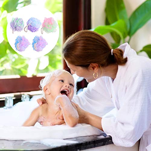 ARTIBETTER 5 PeÃ§as de Esponja de Banho Esponja Esponja de Corpo EsfregÃ£o Esfoliante Malha Esponjas