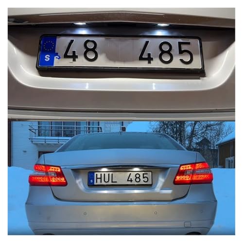 Luces de matrícula LED Benz W204 W212 C207 C216 W221 kit de bombillas SMD sin fallo 3