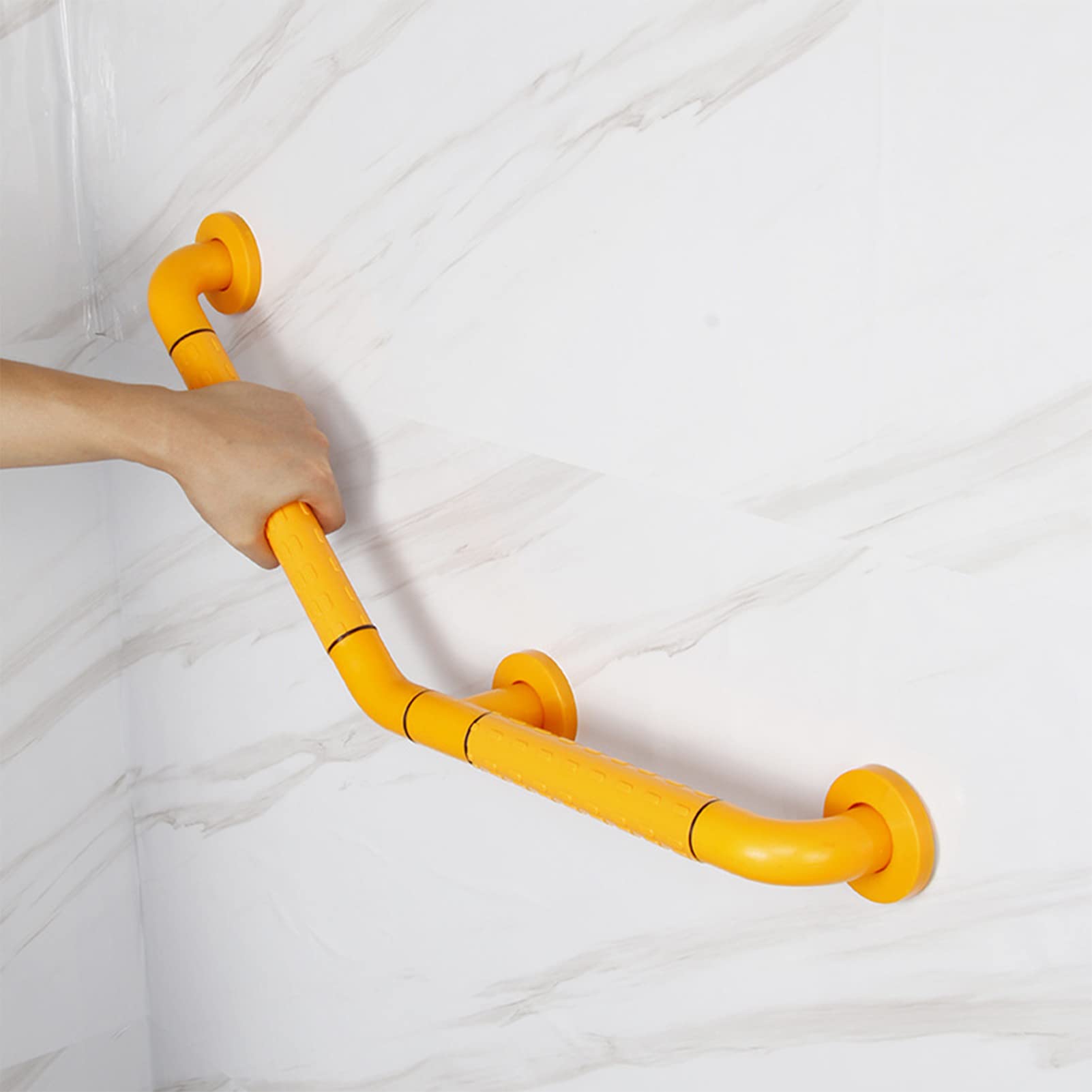 Barra de Apoyo para baño, asa para Ducha, asa de Seguridad de Acero Inoxidable con Agarre Antideslizante, para bañera, Toallas, Personas Mayores, discapacitadas, lesionadas, Ayuda