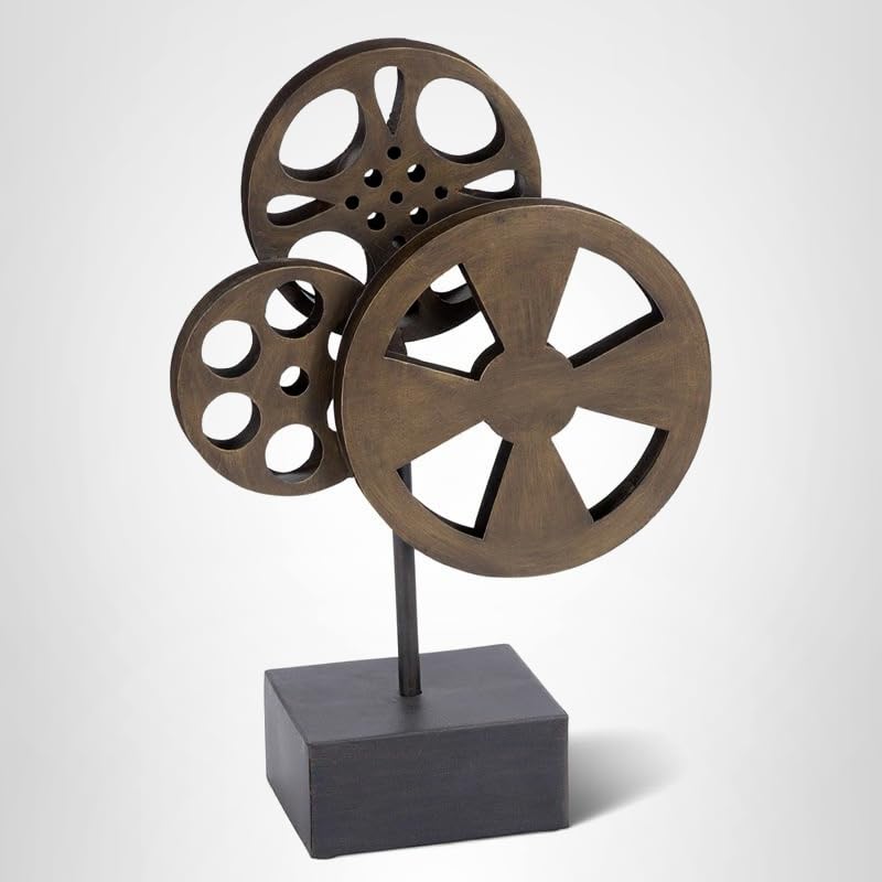Amazon.com: Deco 79 Metal Film Decorative Sculpture Reel Home