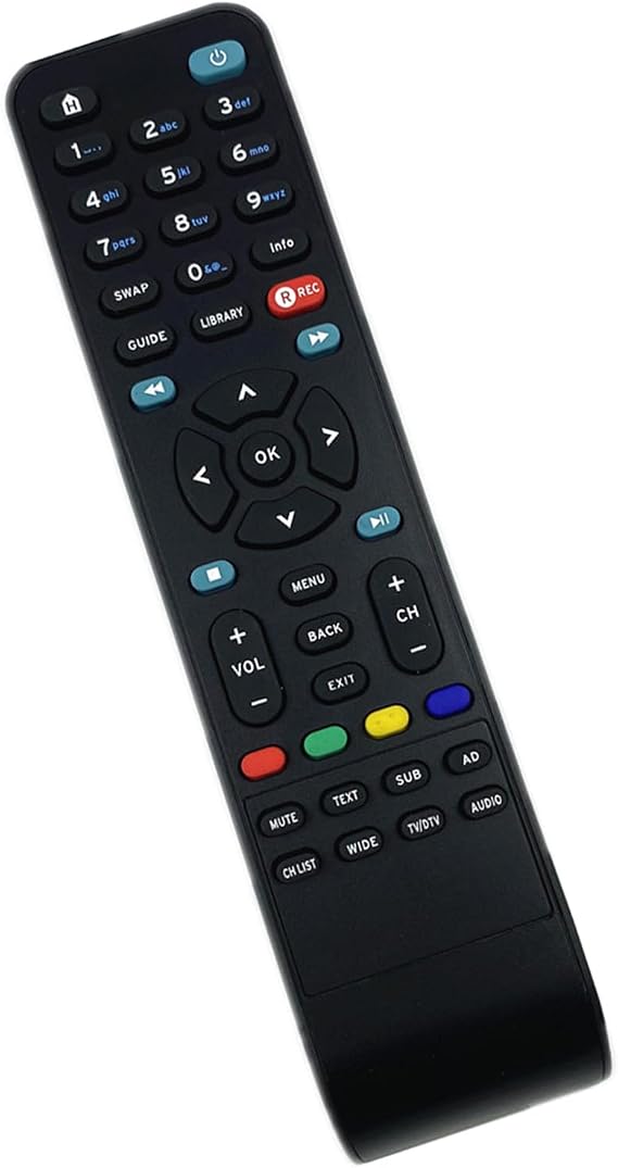 Texture Remote Control Kid-Friendly & Drop-Resistant For RC1994505/01 TVs Easy Setup & Travel Portable Remote Control