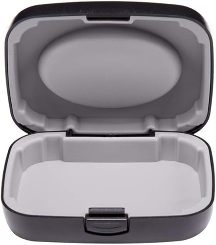 Miniatura 2 de Estuche para audífonos duro - Estuche de almacenamiento protector portátil para BTE CIC IIC ITE (negro)