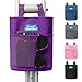 Large Universal 2-Pocket 8"x9" Crutch Bag/Tote / Pouch (Purple)