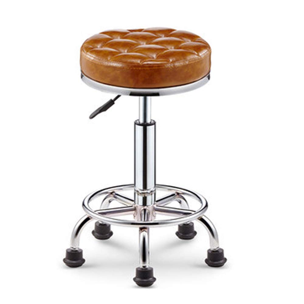Tabouret de beauté rond rotatif avec poulie et réglage en hauteur STO C#