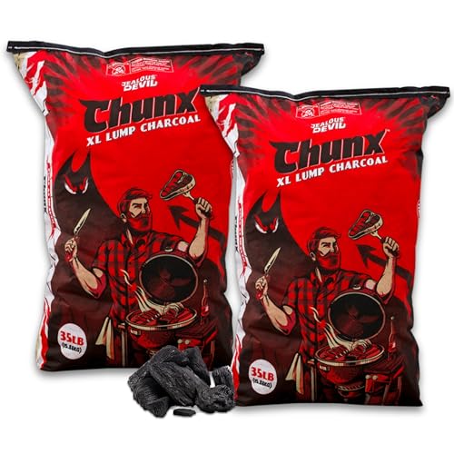 Jealous Devil All Natural Hardwood Lump Charcoal - 2 x 35LB
