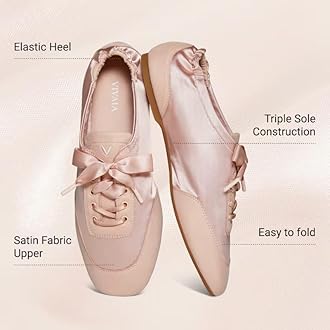 VIVAIA Women's Cristina Square-Toe Sneakers