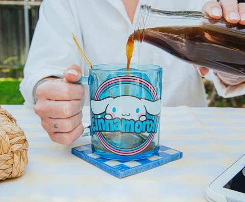 Taza de vidrio Silver Buffalo Sanrio Cinnamoroll 18oz miniatura 6