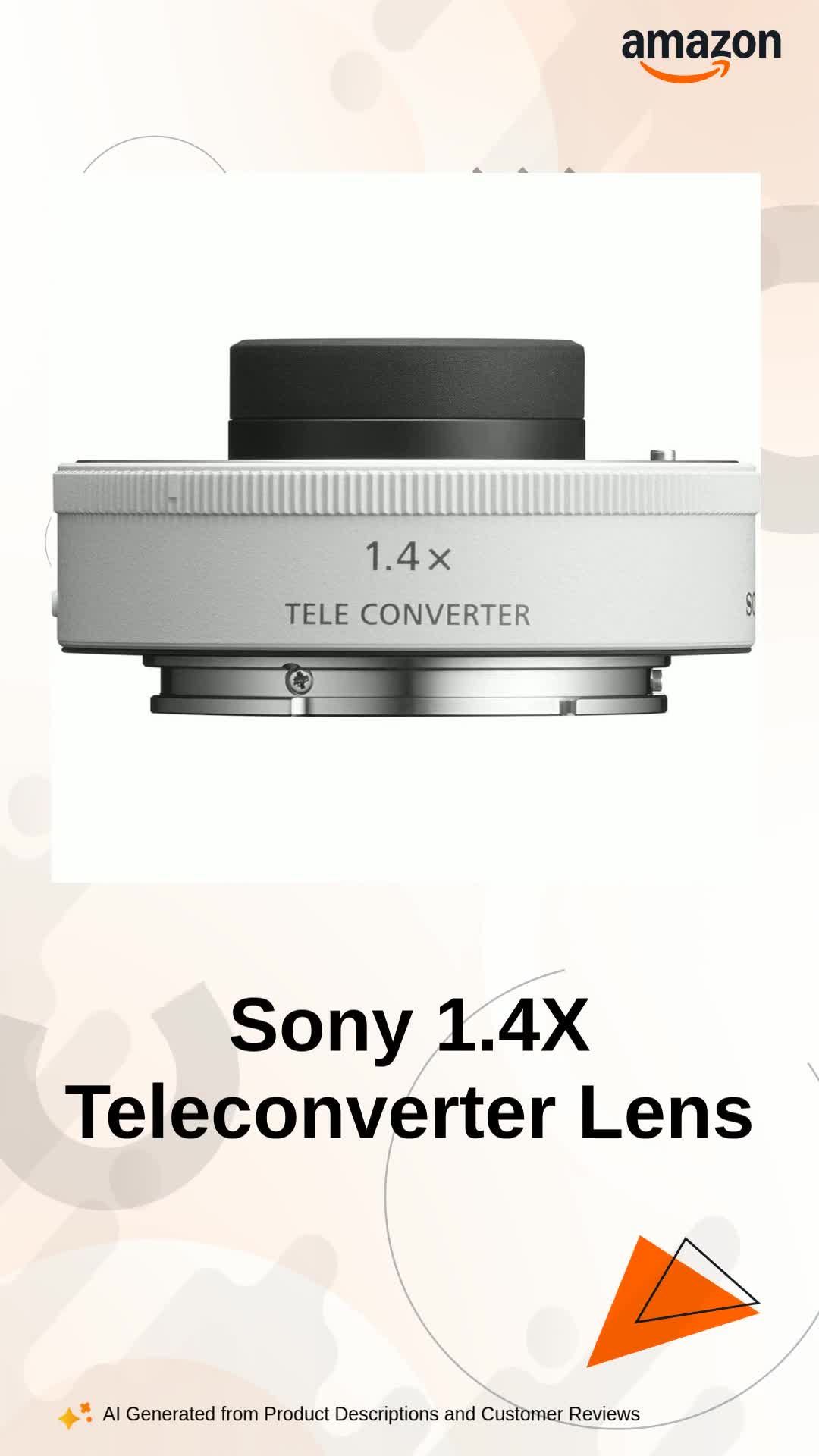 Sony E-Mount 1.4X Teleconverter Lens | Best for Wildlife & Sports