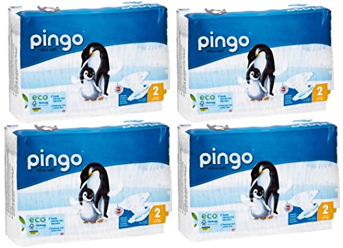 Lot de 42x4 couches jetables écologiques Taille 2 3-6 kg