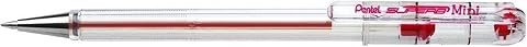 Pentel Mini 0.7 mm Yağ Bazlı Roller Kalem 12'li Kutu KIRMIZI