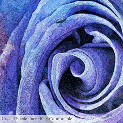 Tapis rond fleur aquarelle lavable pour protéger le sol de la buanderie