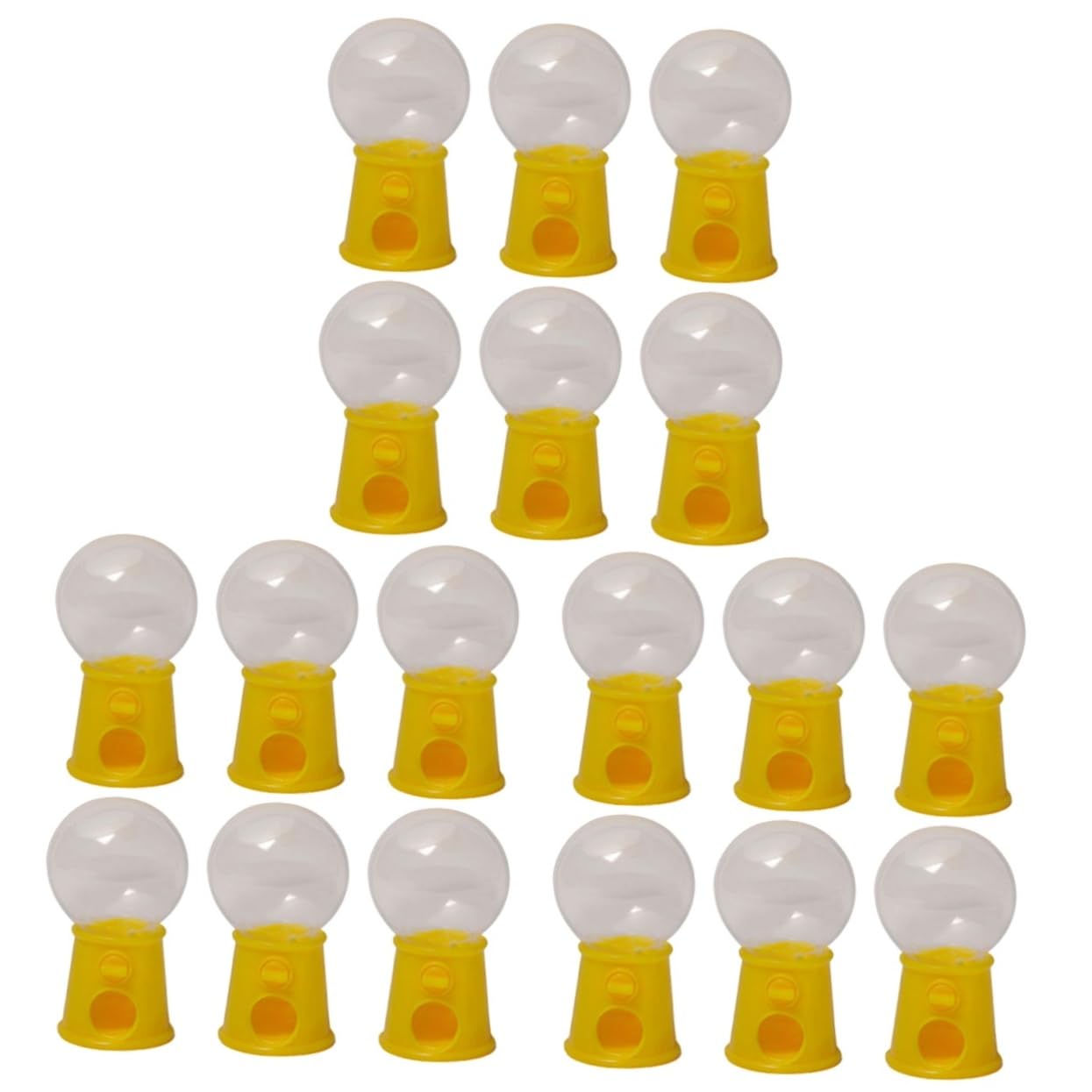 Abaodam 3sets Gumballs Machine Candy Dispenser Kids Gumballs Machine Catch Toy Bank for Kids Party 6pcs*3