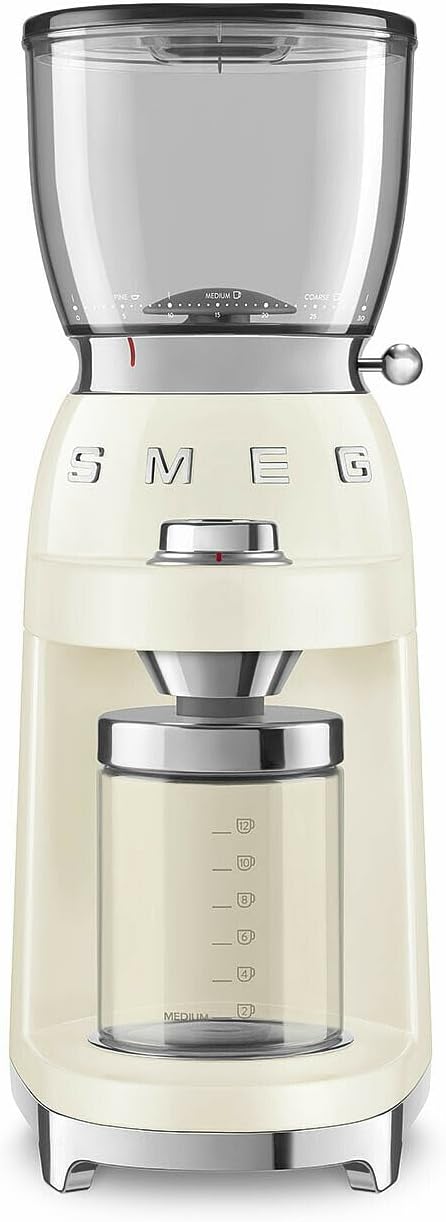 Smeg CGF11CREU 50's Style Cream Coffee Mill
