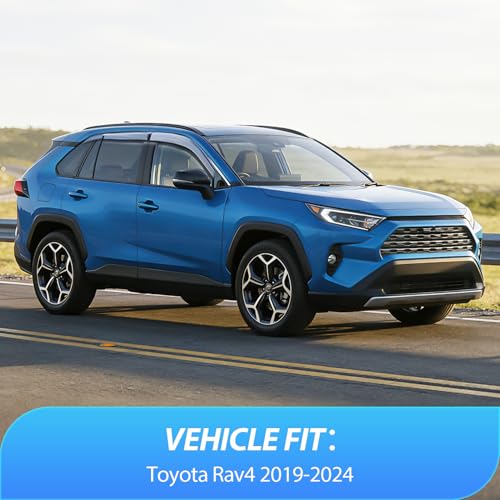 Image of Nilight Window Rain Guards for Toyota Rav4 2019-2024, Out-Channel 6PCS