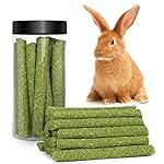 DELEMI 20pcs Natural Timothy Hay Sticks,Guinea Pig Chinchilla Rabbits Chew Toys Small Animals Treats Bunny Toys,Timothy…