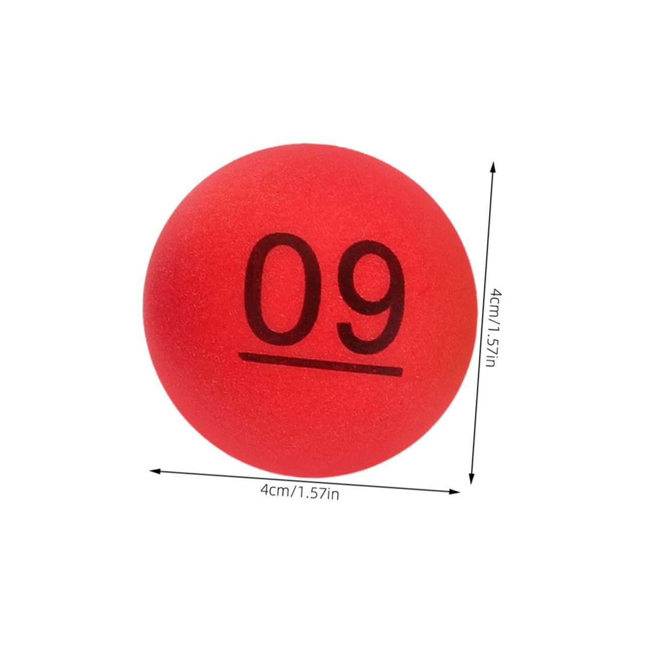ifundom DIY Project Entertainment Balls 01-20 Numbered Small Plastic Pong Balls Replacement Group Activity Game