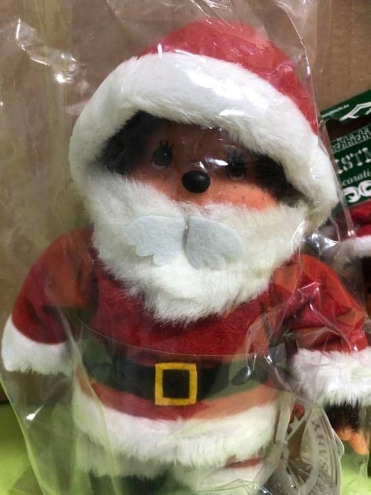 激レア　ビンテージ　サンタクロースぬいぐるみ　動作確認済 SANRIO オールドサンリオ 旧ロゴ ピコピコ サンタクロースぬいぐるみ
